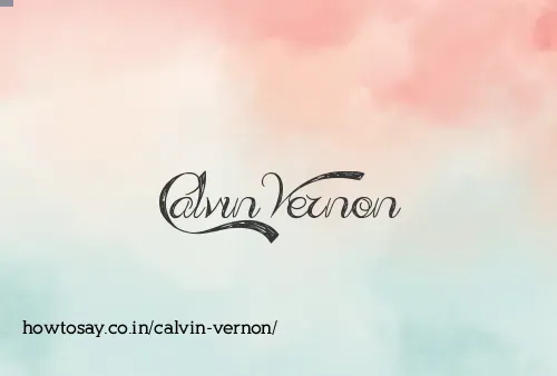 Calvin Vernon