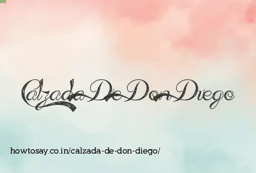 Calzada De Don Diego