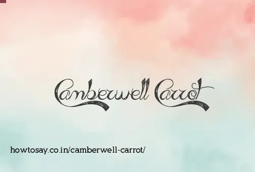 Camberwell Carrot