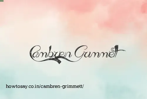 Cambren Grimmett