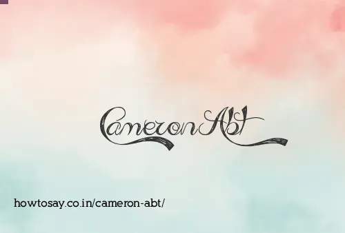 Cameron Abt