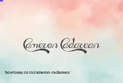 Cameron Cadarean