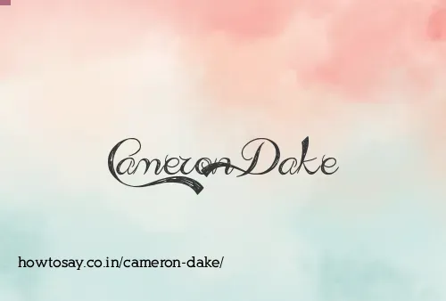 Cameron Dake