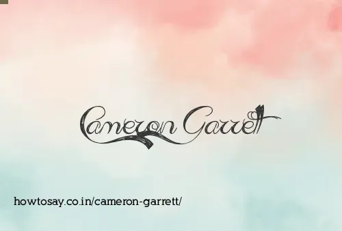 Cameron Garrett