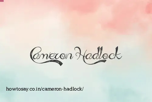 Cameron Hadlock