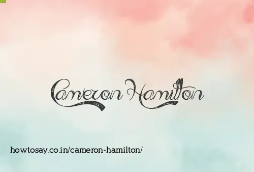 Cameron Hamilton