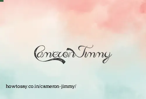 Cameron Jimmy