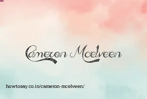 Cameron Mcelveen