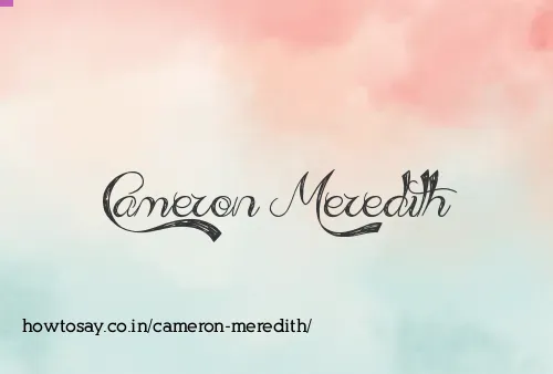 Cameron Meredith