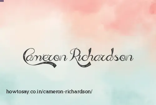 Cameron Richardson