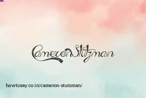 Cameron Stutzman