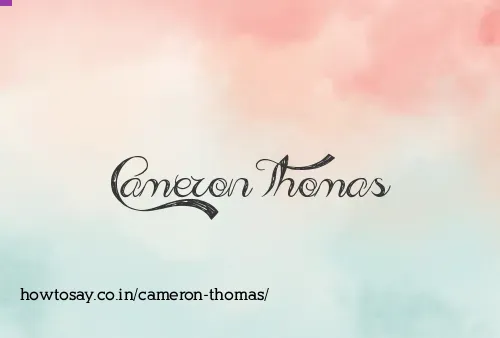 Cameron Thomas