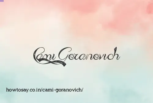 Cami Goranovich