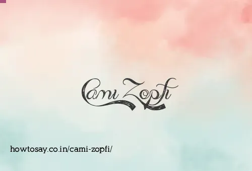 Cami Zopfi