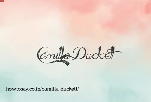 Camilla Duckett
