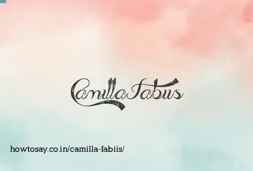 Camilla Fabiis
