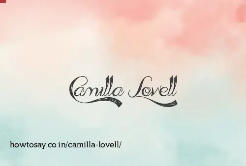 Camilla Lovell