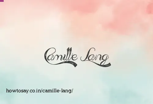 Camille Lang