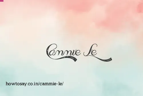 Cammie Le