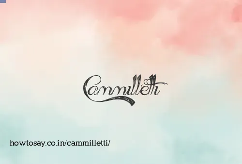 Cammilletti