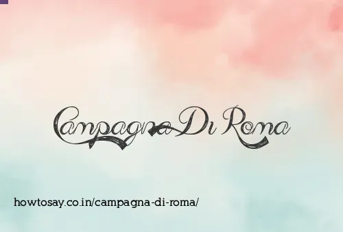 Campagna Di Roma