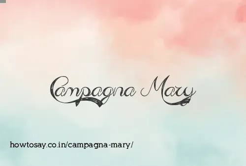 Campagna Mary