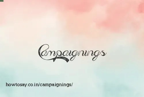 Campaignings