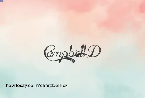 Campbell D