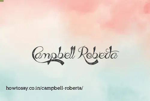 Campbell Roberta