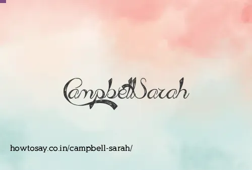 Campbell Sarah