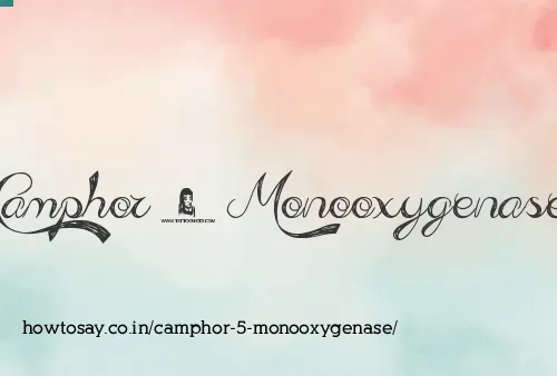 Camphor 5 Monooxygenase