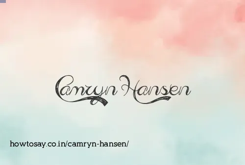 Camryn Hansen