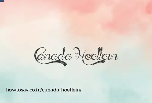 Canada Hoellein