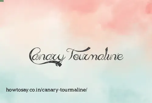 Canary Tourmaline