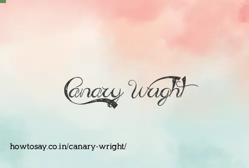 Canary Wright