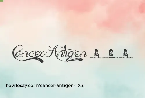 Cancer Antigen 125