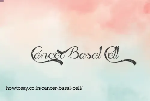 Cancer Basal Cell