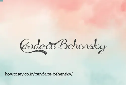 Candace Behensky