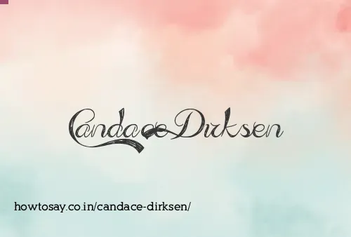 Candace Dirksen