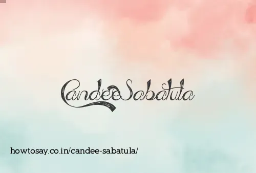 Candee Sabatula