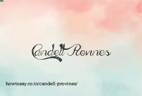Candell Provines