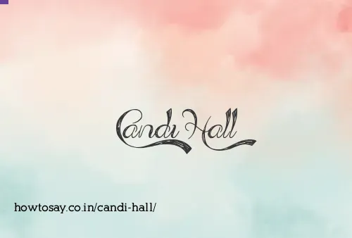 Candi Hall