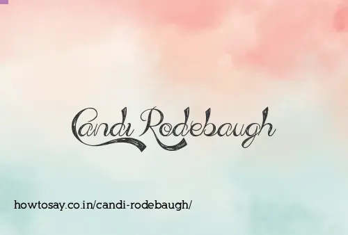 Candi Rodebaugh