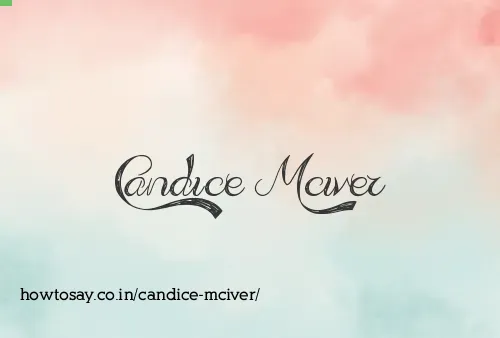 Candice Mciver