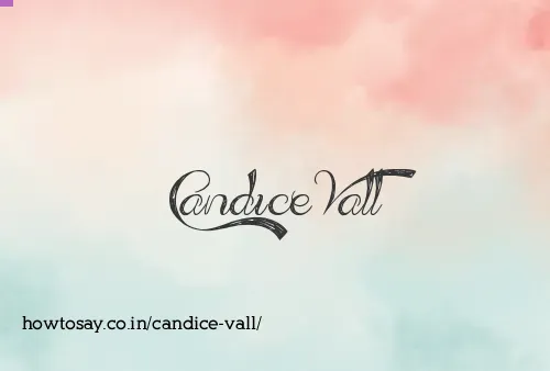 Candice Vall