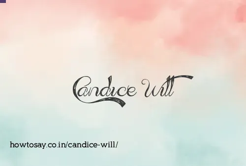 Candice Will
