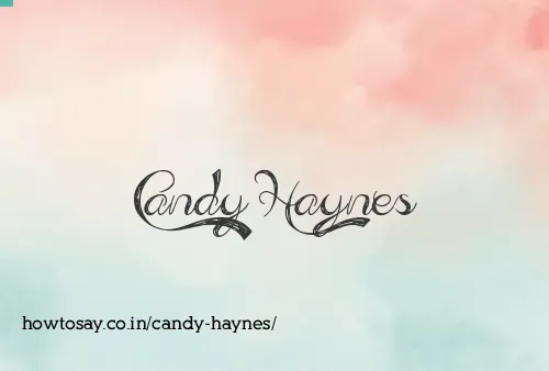Candy Haynes
