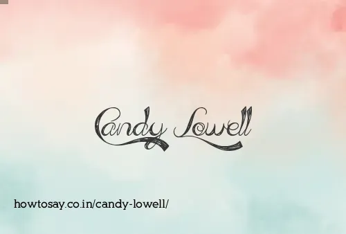 Candy Lowell
