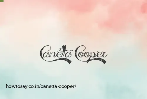 Canetta Cooper