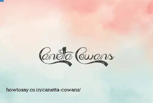 Canetta Cowans